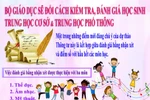 Bộ Giáo dục sẽ đổi cách kiểm tra, đánh giá học sinh Trung học cơ sở và Trung học phổ thông