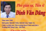 Tiến sĩ Đinh Văn Dũng Đại học Nông Lâm - Huế được công nhận Phó giáo sư