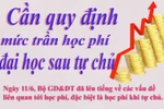 Quy định mức trần học phí sau tự chủ