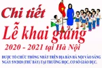 Chi tiết lễ khai giảng năm học 2020 - 2021 tại Hà Nội