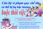 Cán bộ vi phạm quy chế thi có thể bị hạ bậc lương, buộc thôi việc