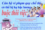 Cán bộ vi phạm quy chế thi có thể bị hạ bậc lương, buộc thôi việc