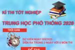 Infographic: Chi tiết về Thi tốt nghiệp Trung học phổ thông 2020 