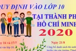 Những quy định thi vào lớp 10 tại Thành phố Hồ Chí Minh thí sinh cần biết