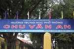 Hiệu trưởng cấp 3 Chu Văn An, Hà Nội có nhờ giáo viên xin tiền cựu phụ huynh?