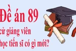 Đào tạo trình độ tiến sĩ cho 10% giảng viên đại học