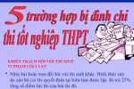 5 trường hợp bị đình chỉ thi tốt nghiệp Trung học phổ thông 