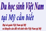 Du học sinh Việt Nam tại Mỹ cần biết