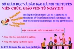 Những điều thầy cô cần biết về kỳ thi tuyển viên chức giáo viên Hà Nội 21/5