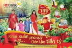 Cùng HDBank đón lộc tiền tỷ đầu năm