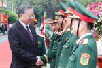 Tổng Bí thư Tô Lâm làm việc với Bộ Chỉ huy quân sự tỉnh Bình Dương