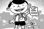 Cả lớp nhận giấy khen tiền đâu mà thưởng hả mẹ?