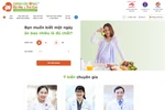 Website thông minh truyền cảm hứng chăm sóc dinh dưỡng cho mẹ và bé