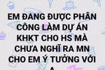 Có những thầy cô mua bán, xin cho giáo án và đủ thứ khác trên mạng xã hội 