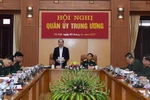 Chủ tịch nước Trần Đại Quang dự, chỉ đạo Hội nghị Quân ủy Trung ương
