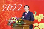 Chủ tịch Quốc hội gặp mặt đầu Xuân Nhâm Dần 2022 tại Văn phòng Quốc hội