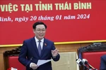 Chủ tịch Quốc hội Vương Đình Huệ làm việc với Ban Thường vụ Tỉnh ủy Thái Bình