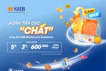 Hoàn đến 5% chi tiêu giáo dục, y tế với thẻ SHB Mastercard Cashback