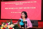 Đồng chí Nguyễn Thị Tuyến được phân công điều hành Thành ủy Hà Nội