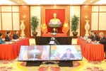 Tổng Bí thư điện đàm với Chủ tịch Đảng Nhân dân Campuchia