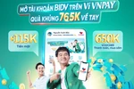 Ưu đãi khi liên kết BIDV trên Ví VNPAY