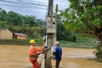 Nỗ lực khắc phục sự cố lưới điện do mưa lũ tại các tỉnh miền núi phía Bắc