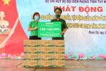 NutiFood đồng hành cùng bộ đội biên phòng chống dịch Covid-19