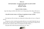 Kỳ vọng đề thi Ngữ văn vào 10 không rập khuôn, HS có "đất" thể hiện năng lực