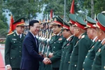 Chủ tịch nước kiểm tra công tác huấn luyện sẵn sàng chiến đấu tại Lữ đoàn K3