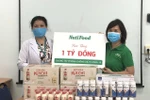 NutiFood trao tặng hơn 5 tỷ đồng cho các bệnh viện tuyến đầu chống dịch Covid-19