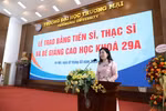 Lễ trao bằng tiến sĩ, thạc sĩ và bế giảng cao học khóa 29A Trường ĐH Thương Mại