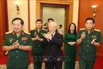 Tổng Bí thư Nguyễn Phú Trọng gặp mặt các đại biểu thanh niên Quân đội