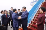 Tổng Bí thư, Chủ tịch nước Trung Quốc đến Hà Nội, bắt đầu chuyến thăm Việt Nam
