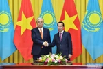 Chủ tịch nước Võ Văn Thưởng chủ trì Lễ đón chính thức Tổng thống Kazakhstan