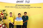 Quỹ Phát triển Tài năng Việt trao tặng hồ bơi thứ hai cho trẻ em nghèo