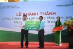 Vietcombank khánh thành và bàn giao công trình Trường Tiểu học Suối Đá A
