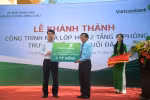 Vietcombank khánh thành và bàn giao công trình Trường Tiểu học Suối Đá A