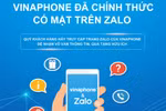 VinaPhone cung cấp tiện ích chăm sóc khách hàng toàn diện trên Zalo