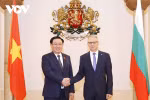Chủ tịch Quốc hội Vương Đình Huệ hội kiến Thủ tướng Bulgaria Nikolai Denkov