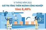 Giá trị tăng thêm ngành công nghiệp tăng 8,48% trong 6 tháng đầu năm