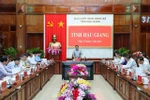 Thủ tướng Phạm Minh Chính làm việc với Ban Thường vụ Tỉnh ủy Hậu Giang