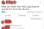 Thị trường mua, bán sáng kiến kinh nghiệm lại… vào mùa dối trá