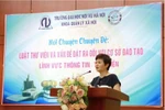 Trường Đại học Nội vụ Hà Nội tổ chức nói chuyện chuyên đề về Luật Thư viện