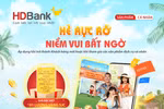 HDBank tặng một lượng vàng SJC cho khách hàng mỗi tháng