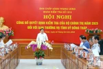 Công bố Quyết định kiểm tra của Bộ Chính trị đối với BTV Tỉnh ủy Đồng Tháp