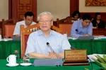 Bộ Chính trị làm việc với các đảng bộ trực thuộc Trung ương