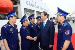 Chủ tịch nước thăm, chúc Tết chiến sỹ vùng Cảnh sát biển 3