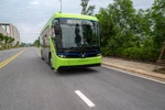Vingroup chính thức chạy thử nghiệm xe buýt điện VinFast 