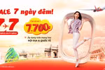 7 ngày vàng săn vé chỉ từ 7.700 đồng bay khắp Việt Nam và quốc tế cùng Vietjet