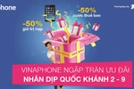 “Bão” khuyến mại của VinaPhone chào mừng Quốc khánh